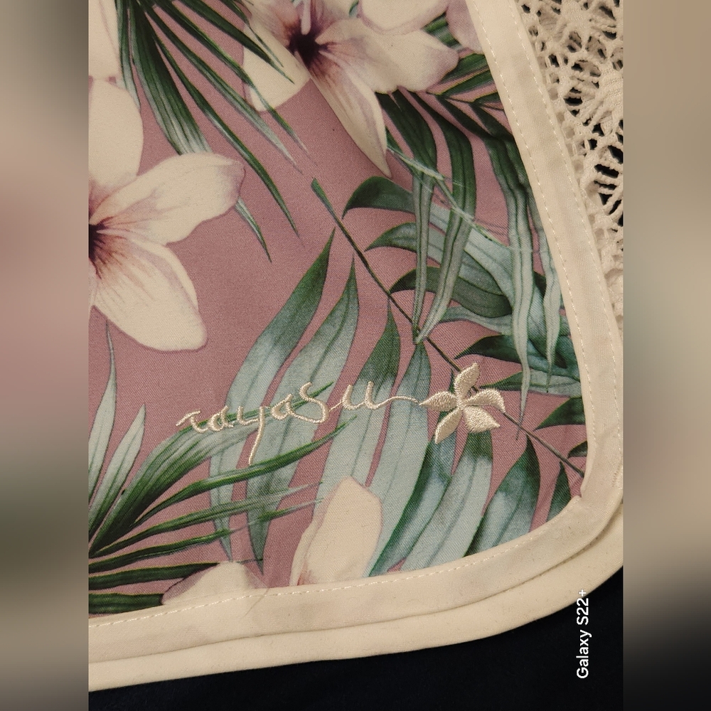 Raya Sun Lilac Floral Swim Shorts Size XL.   #C03 - Picture 9 of 12